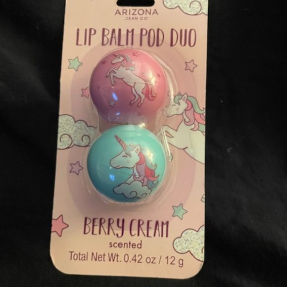 Arizona Jean 2018 Lip Balm Pod Duo Berry Cream Scented.  2 Pods.  ages 6+ NWT - Picture 6 of 7